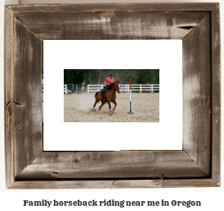 family horseback riding near me Oregon